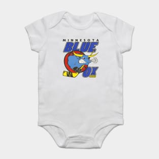 Defunct Minnesota Blue Ox Roller Hockey Baby Bodysuit